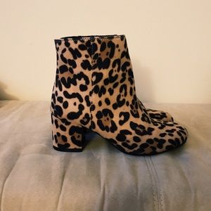 Cheetah print boots